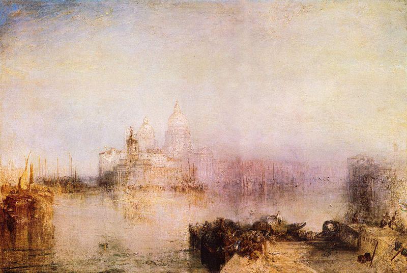 Joseph Mallord William Turner Dogana und Santa Maria della Salute, Venedig Sweden oil painting art